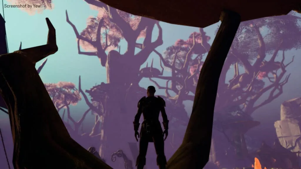 Pantheon تكشف تفاصيل نظام الإحصائيات القتالية في يوميات تطوير جديدة 1 a man standing in a forest